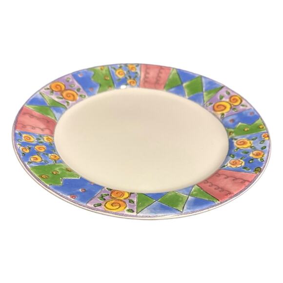 Sango Sue Zipkin Dinner Plate Biscotti 10 5/8"D Oven Safe 3023 - Picture 3 of 6